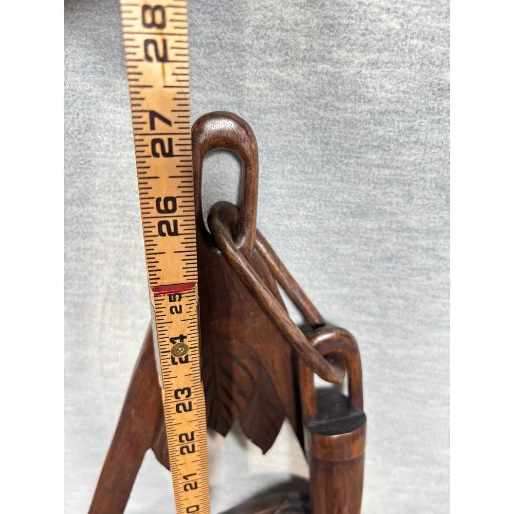 Vtg Toucan Wall Art Decor Wood Carving Manaus AM‎ Arinos Brazil Signed Handmade